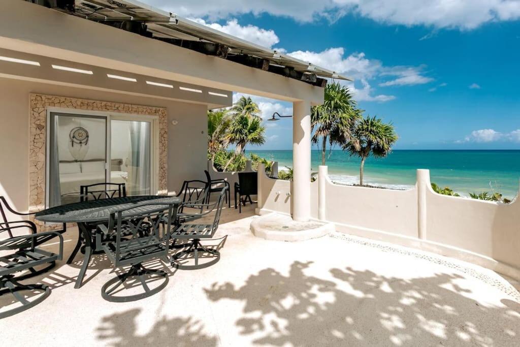 Luxury 5-Br Beachfront Home In Tulum Casa Sofia Gato Kültér fotó