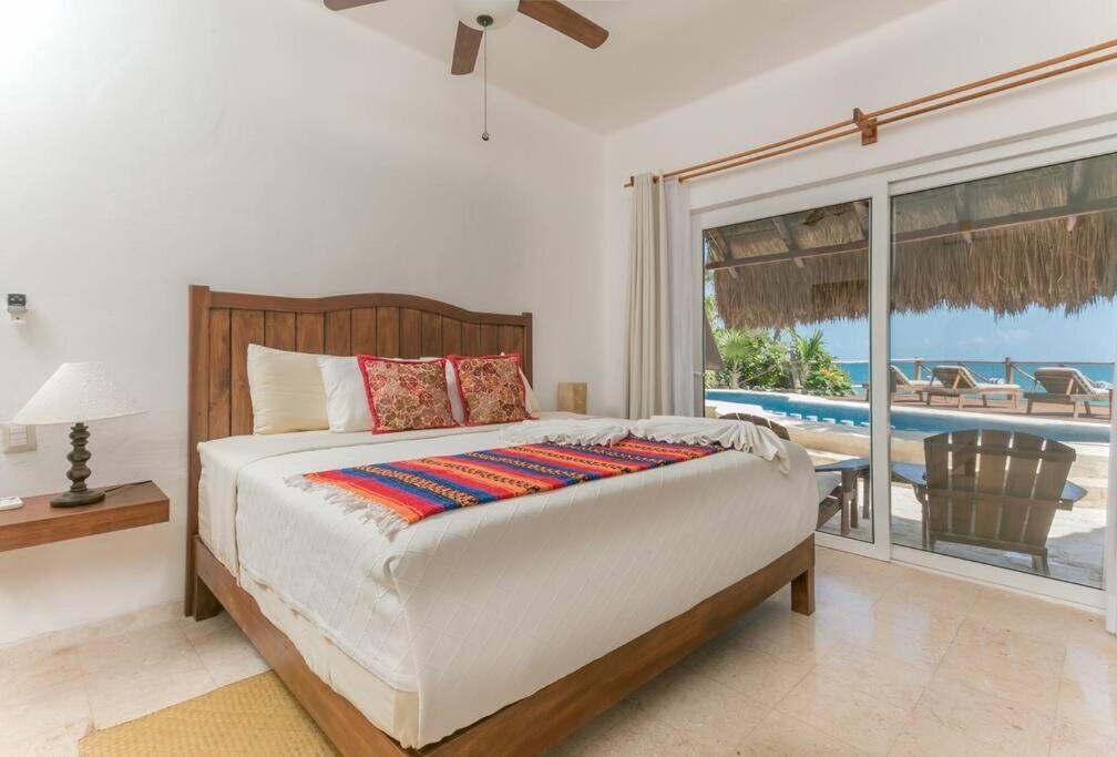 Luxury 5-Br Beachfront Home In Tulum Casa Sofia Gato Kültér fotó