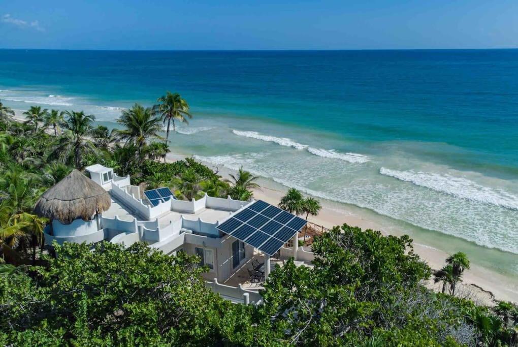 Luxury 5-Br Beachfront Home In Tulum Casa Sofia Gato Kültér fotó