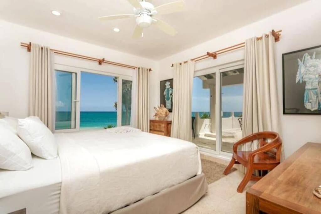 Luxury 5-Br Beachfront Home In Tulum Casa Sofia Gato Kültér fotó