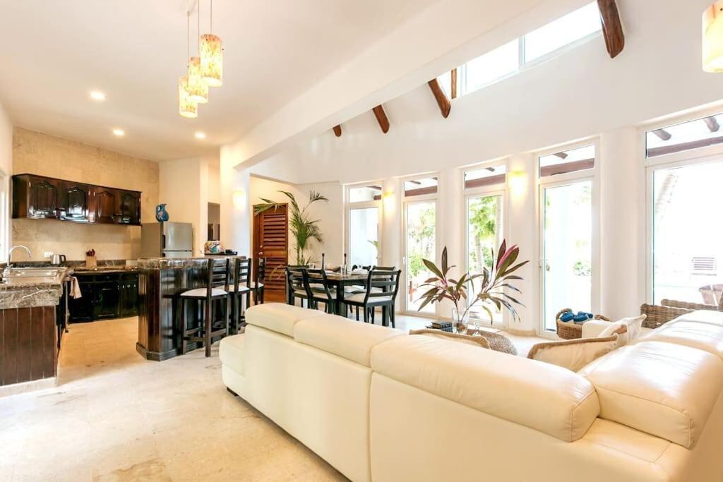 Luxury 5-Br Beachfront Home In Tulum Casa Sofia Gato Kültér fotó