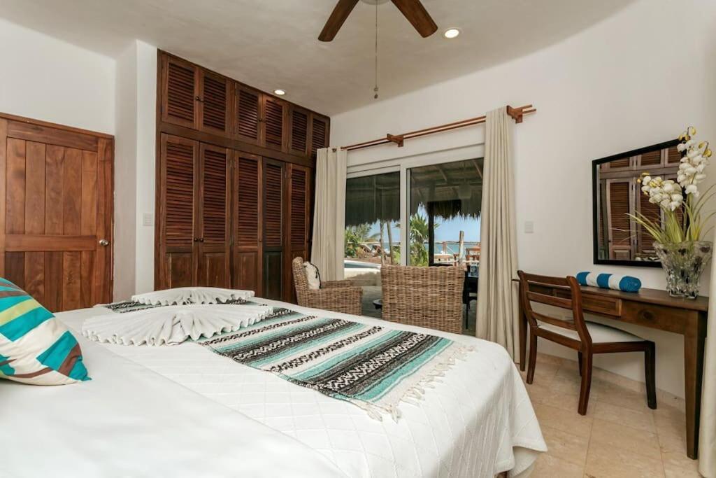 Luxury 5-Br Beachfront Home In Tulum Casa Sofia Gato Kültér fotó